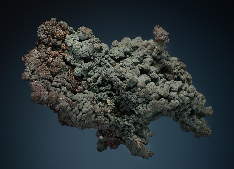 COPPER coated with MALACHITE